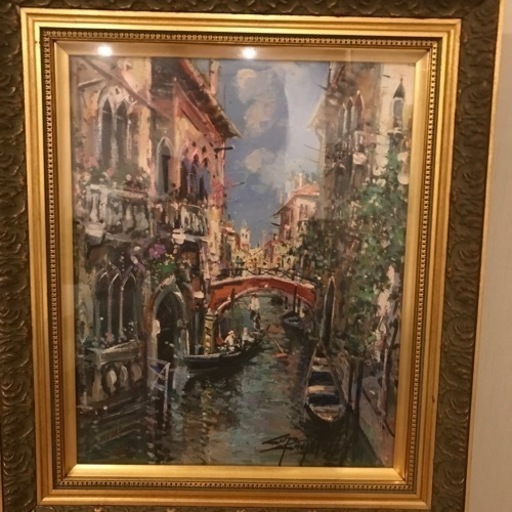 イタリア・ベニスの油絵