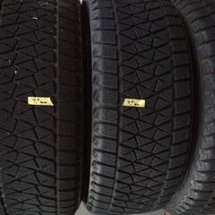ブリザック  235/55R18   DM-V2  メッキ 深リム 18インチ アルミ付 4本セット PCD 114.3 5穴 8.0J ET38 アルファード の画像