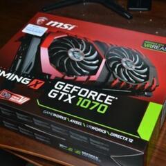 MSI GTX1070 8 GB ゲーミングGPU【高調】