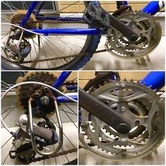 サイクルベースあさひ MTB マウンテンバイク 自転車 クロスバイク 現状 カスタム レストアに格安 ロードバイク の画像