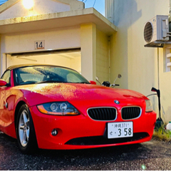 BMW Z4 激レアの赤 オーペンカー 実走行4万キロ 値下げ❗️