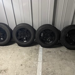 ジムニー JB23 アルミホイール　スタッドレス　アイスナビ　1...