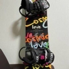 女性 初心者向け スノーボード 板、ビンディングセット