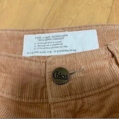 コーデュロイ ショートパンツ who's whochicoの画像