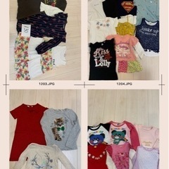 子供服まとめ売り女の子92点の画像