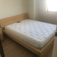IKEA クイーンベット　マルム　フレームのみ