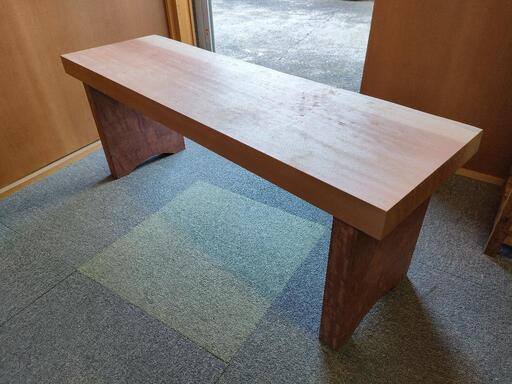 １台限り☆超希少☆総無垢のベンチ