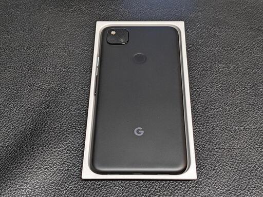 【中古美品】Google純正スマートフォン Pixel4a(Just Black)