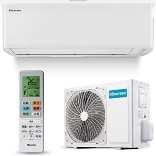 【中古美品】ハイセンス 14畳サイズ エアコン 2020年モデル HC-S40C2WS