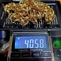 本物 K18 750 ネックレス 70cm 40gの画像