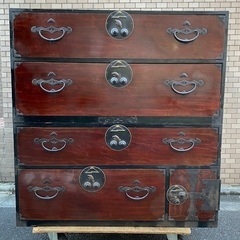 ◎大幅お値下げしました‼️ 逸品 希少 古い 時代箪笥 鍵付 検 衣装