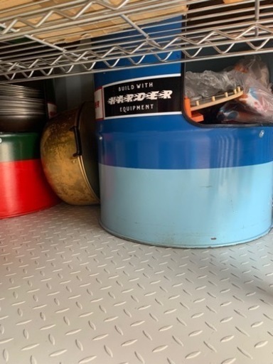 お洒落なドラム缶テーブル