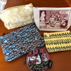 ムーミン♡ポーチ5点セット！の画像