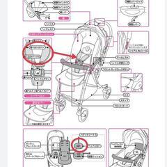 ベビーカー ピジョン Runfee ef（ランフィ エフ）ブリティッシュレッドの画像
