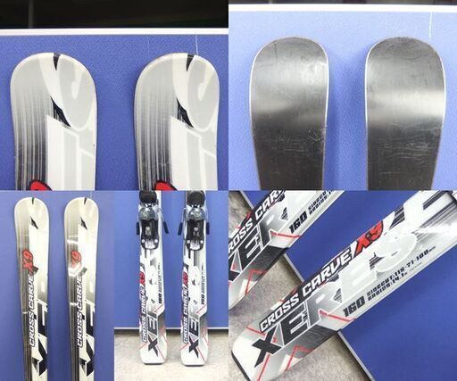 【売約済】XERES 160cm カービングスキー CROSS CARVE X9 ビンディング付きスキー セレス ☆ 札幌市 北区 屯田