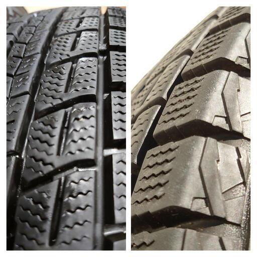 バリ山、175/80R15、スタッドレス+アルミ