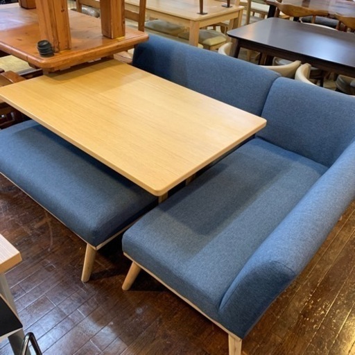 ⭐️オシャレ⭐️B-COMPANY購入 HAGIHARA ダイニング4点セット KELT ソファ ビーカンパニー 萩原 参考上代約10