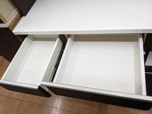 ?モダンデザイン? NITOR レンジボード 2面 食器棚 キッチンボード カップボード ニトリ 