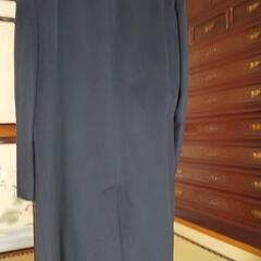 #カシミヤ100％ #紳士ダブルロングコート#黒色　Lサイズの画像