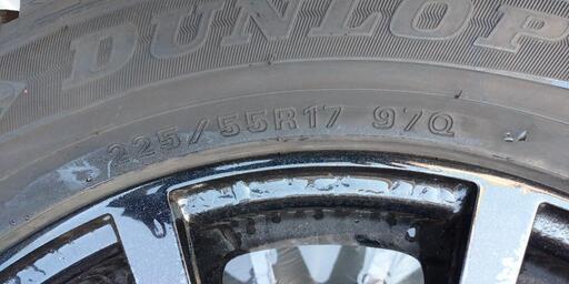 スタッドレス 225/55 R17 ホイル付き 4本