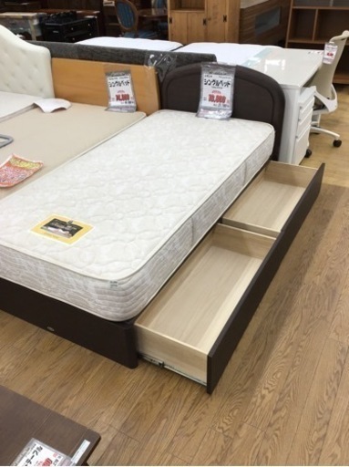LK-61【ご来店頂ける方限定】シモンズ　シングルベッド　ビューティレスト