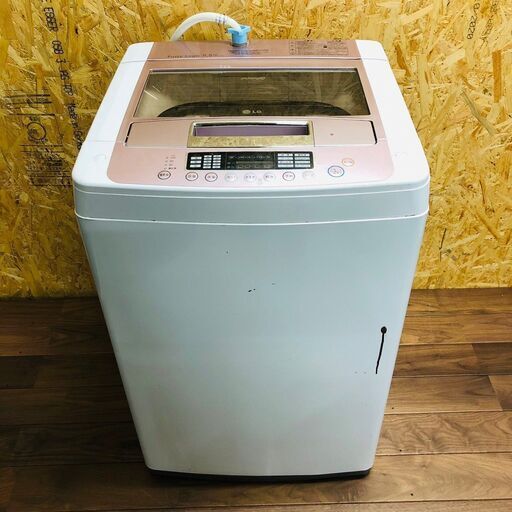 【LG】エレクトロニクス 全自動電気洗濯機 洗濯機 簡易乾燥機能付 容量5.5kg WF-55WPB 2013年製