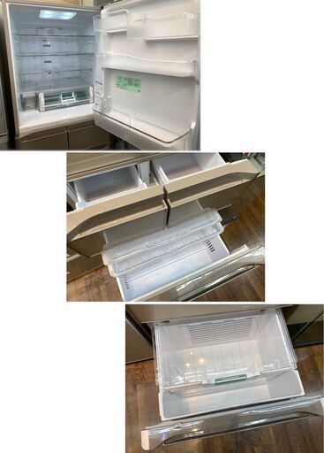 HITACHI（ヒタチ）5ドア冷蔵庫　R-S4700F　2016年　470L