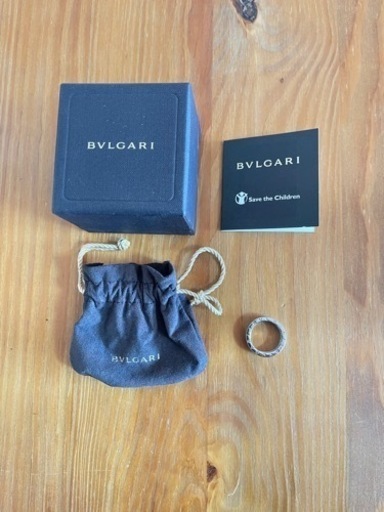 ブルガリリングセーブザチルドレン売ります『未使用』　48,000円→43,000円