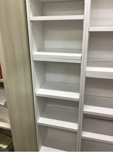 ●販売終了●ホワイト収納棚　(左側) 中古品