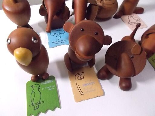 インテリアオブジェ 千趣会 ウッドアニマル ロイヤルペット 10体セット 中古 札幌市東区 新道東店