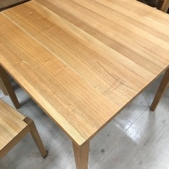 取りに来れる方限定！無印良品のダイニングテーブル3点セットです！