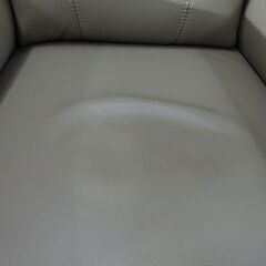 ニトリ(NITORI)　本革1人掛けソファー　ナルタKD　BE【愛品倶楽部柏店】 の画像