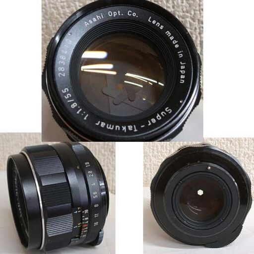 シャッター切れる★ペンタックス スポットマチック SPOTMATIC SP レンズ・レザーケース付 Super Takumar 1:1