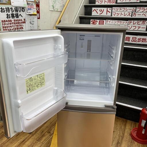 冷蔵庫 シャープ SJ-D14E 2019年製 137L【3ヶ月保証★送料に設置込】?自社配送時?代引き可?※現金、クレジット、スマホ