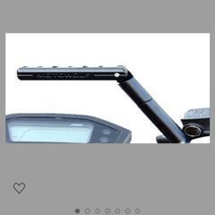美品 バイクスマホ黒マウントバー 使用期間3ヶ月ほど