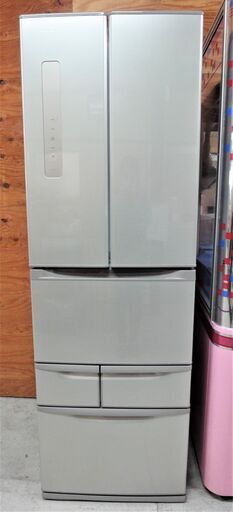 東芝ノンフロン冷凍冷蔵庫　GR-F43FS(NU)　VEGETA　425L　6ドア　2013年製　中古品