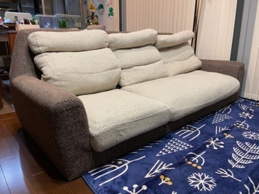 取引日時増やしました！　3人掛けソファー　ファニチャードーム購入　幅190センチ