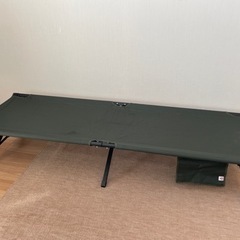 bcl ワンタッチ式 フォールディングコット （カーキ）の画像
