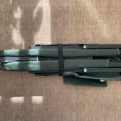 bcl ワンタッチ式 フォールディングコット （カーキ）の画像