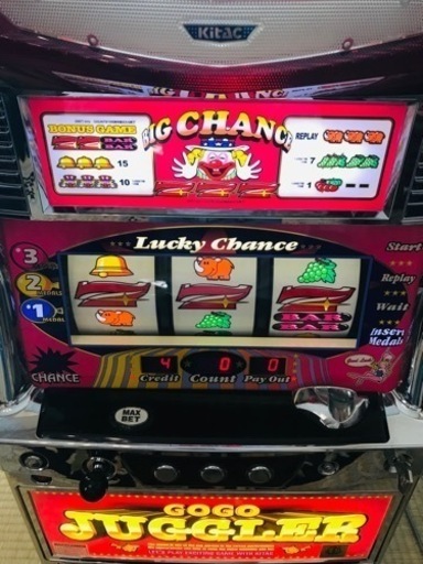 実機　美品 ゴーゴージャグラー　スロット　不要機　GOGO　ジャグラー