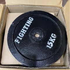 プレート15kg （2枚セット）バーファイティングロード バーベ...
