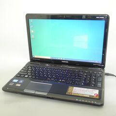 新品高速SSD ノートパソコン 中古美品 15.6型 東芝 T551/D8BB 第2世代Core i7 4コア 8GB Blu-ray 無線 WiFi カメラ Windows10 Office 