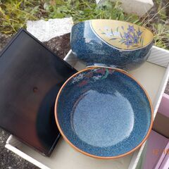 ドンブリをさしあげます。２つです。