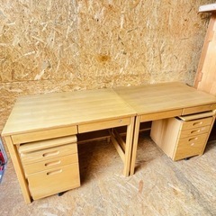 お譲り先 決まりました！【美品】ニトリ組み合わせ学習デスク 汚れほぼ 
