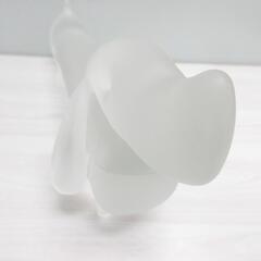 ■ガラスの犬の置物■の画像
