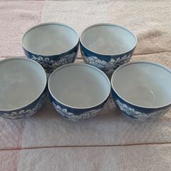 ♪新品未使用♪　有田焼（華山窯）湯呑５客揃え