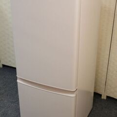 三菱 2ドア冷凍冷蔵庫 146L MR-P15F-W マットホワイト 単身用 1人暮らし コンパクト 2020年製 MITSUBISHI  中古家電 店頭引取歓迎 R4816)