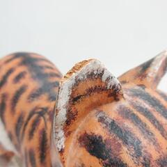 ■猫の置物/木製■の画像