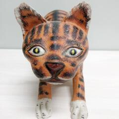 ■猫の置物/木製■の画像