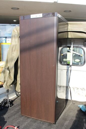 三菱 ノンフロン冷凍庫 144L MF-U14N-PW1形 2011年製 ウッド柄（幅480×奥行586×高さ1291㎜） MITSUBISHI 三菱